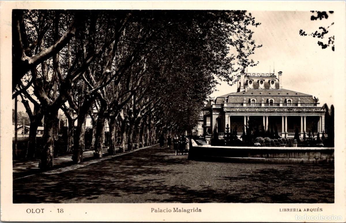 Postales: Olot - Palacio Malagrida - Librer&iacute;a Arqu&eacute;s 18 - 142x90mm