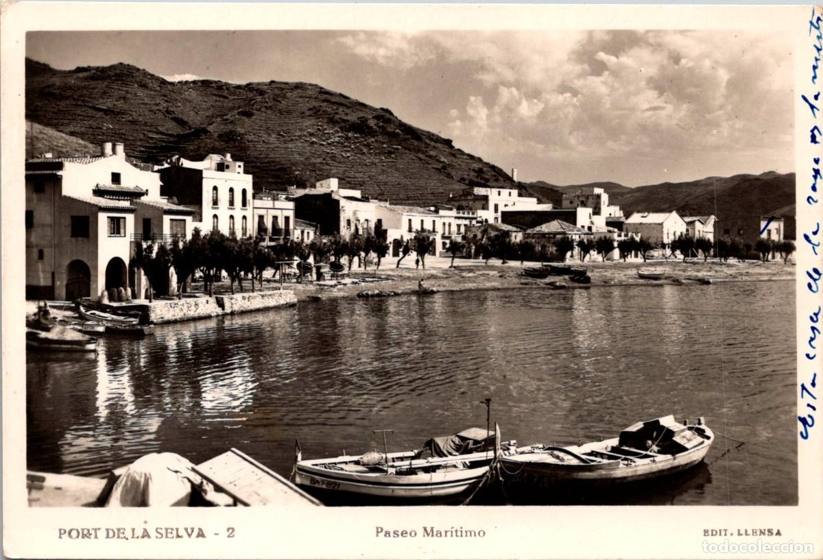Postales: Port de la Selva - Paseo Mar&iacute;timo - Llensa 2 - 138x93mm