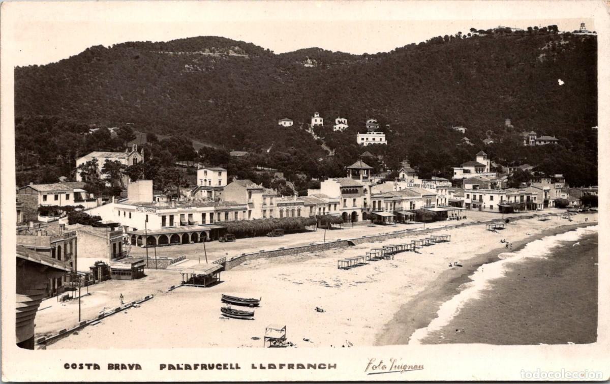 Postales: Palafrugell (Costa Brava) - Llafranc - Puignau - 142x88mm - Hotel Celimar - Hotel Terramar
