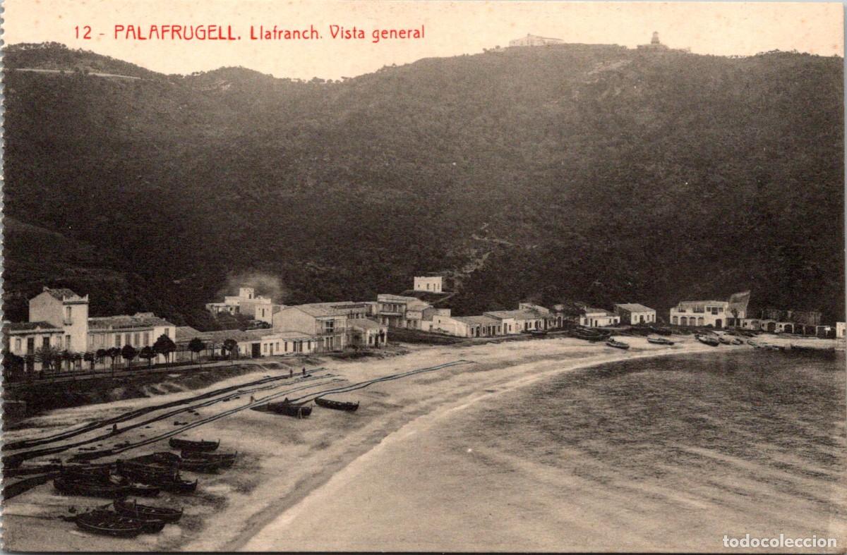 Postales: Palafrugell - Llafranch - Vista general - n&ordm; 12 - Fototipia Thomas 3452 - 137x89mm