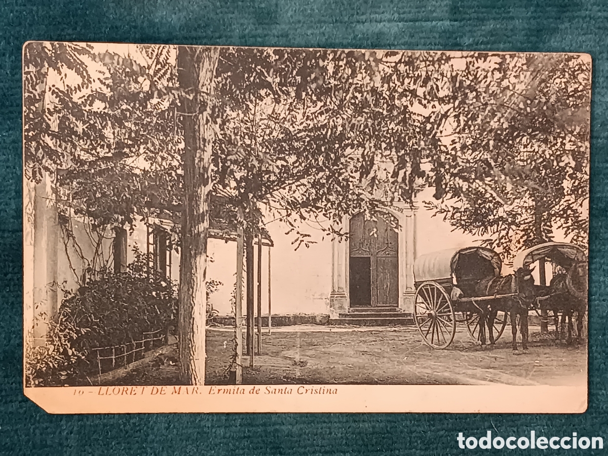 Postales: 10 LLORET DE MAR. Ermita de Santa Cristina
