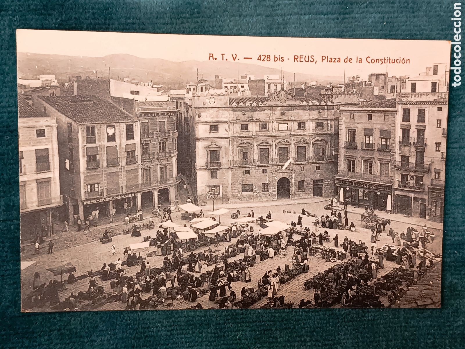 Postales: A.T.V. 428 bis REUS. Plaza de la Constituci&oacute;n