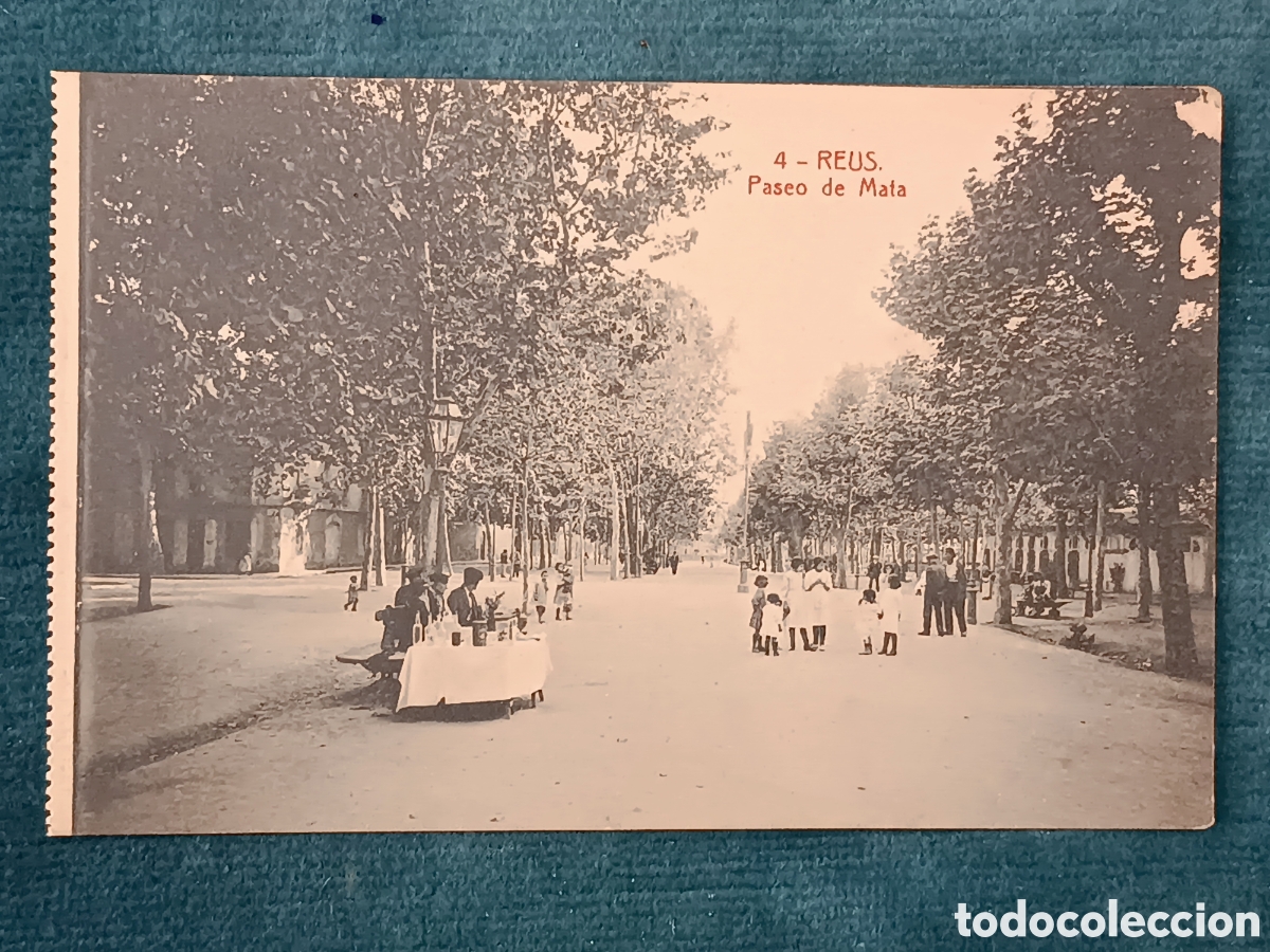 Postales: 4 REUS. Paseo de Mata