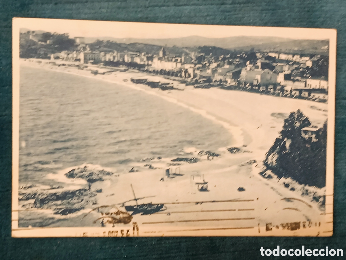 Postales: 52 LLORET DE MAR. La platja des de llevant