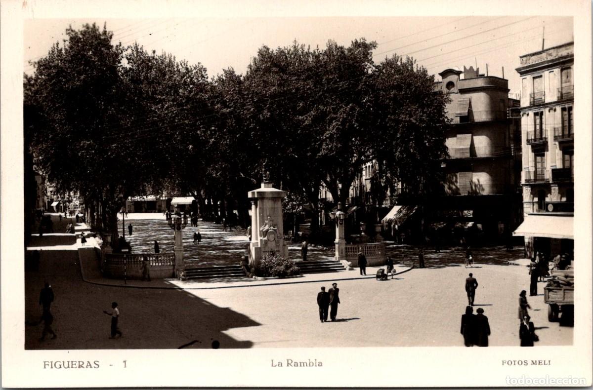 Postales: Figueras - La Rambla - Meli 1 - 141x92mm