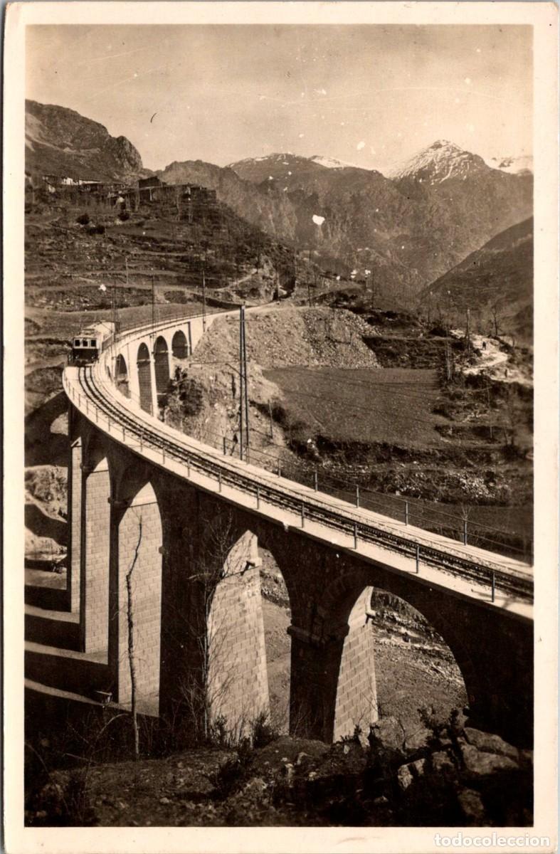 Postales: Nuria - Puente de Tosa en Caralps y Torreneulas - Zerkowitz - 138x92mm