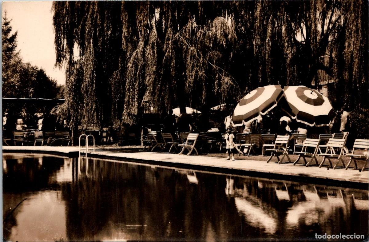 Postales: Camprod&oacute;n - Piscina del Hotel Rigat - Planesas 59 - 137x90mm - Ni&ntilde;o Vestido de 1&ordf; Comuni&oacute;n