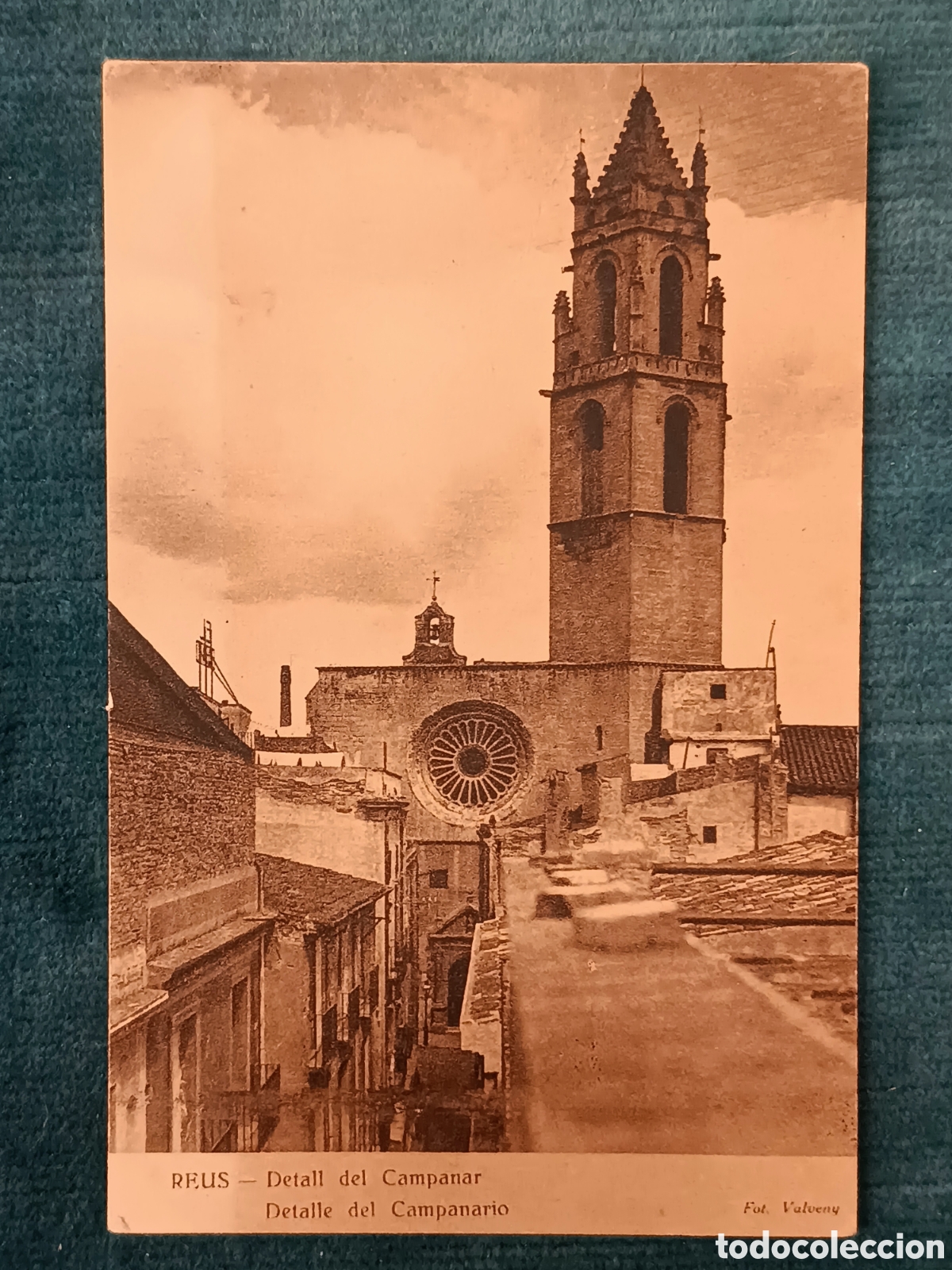 Postales: REUS. Detall del Campanar