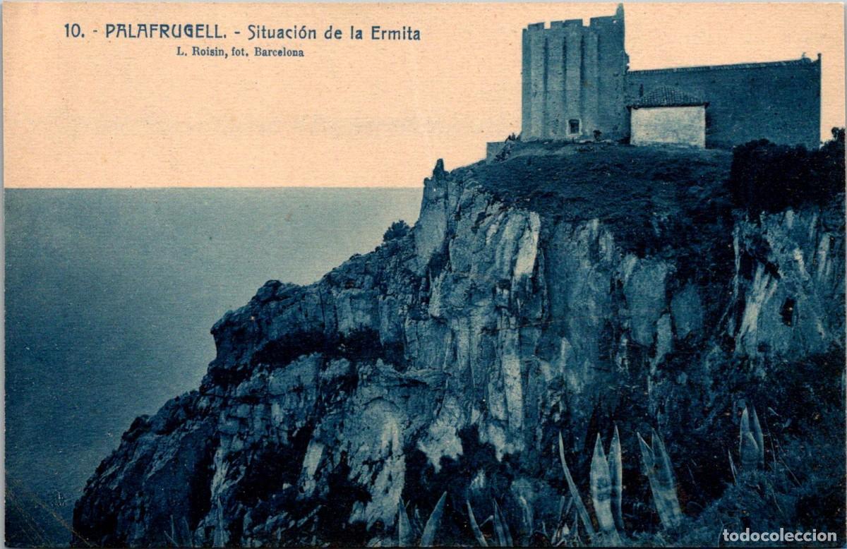Postales: Palafrugell - Situaci&oacute;n de la Ermita - Roisin 10 - 135x87mm