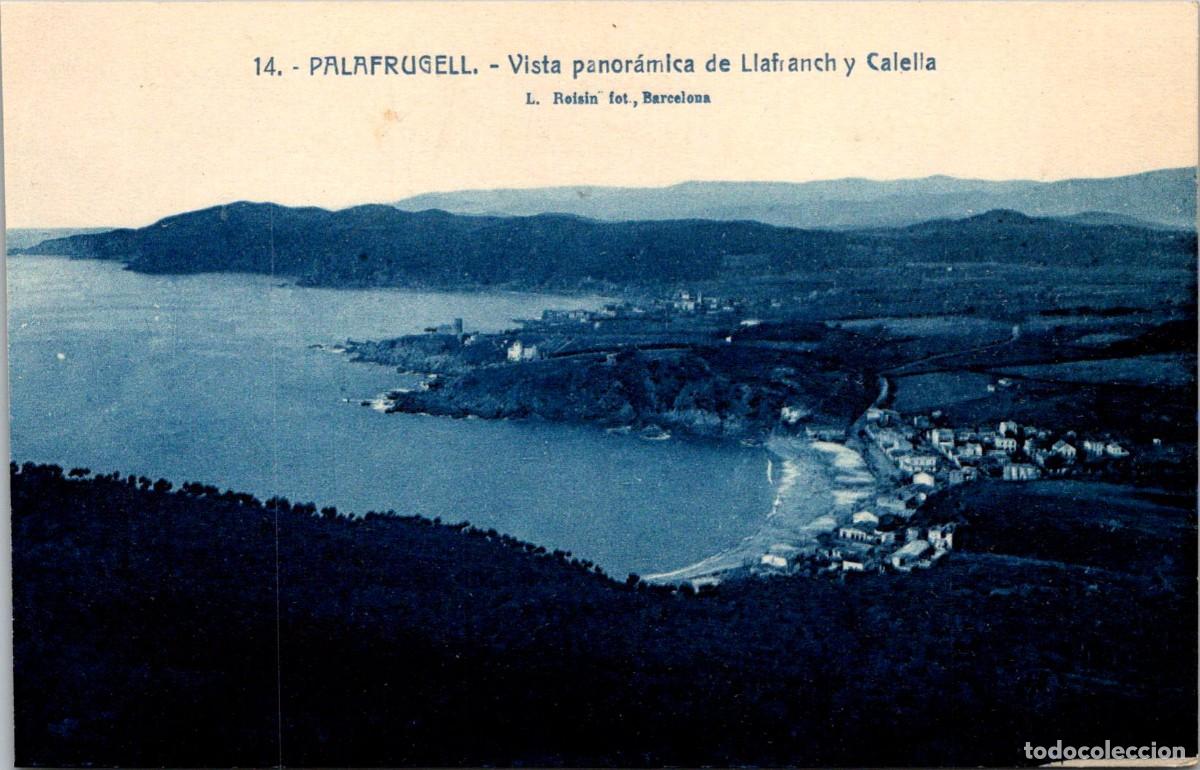 Postales: Palafrugell - Vista panor&aacute;mica de Llafranch i Calella - Roisin 14 - 138x88mm