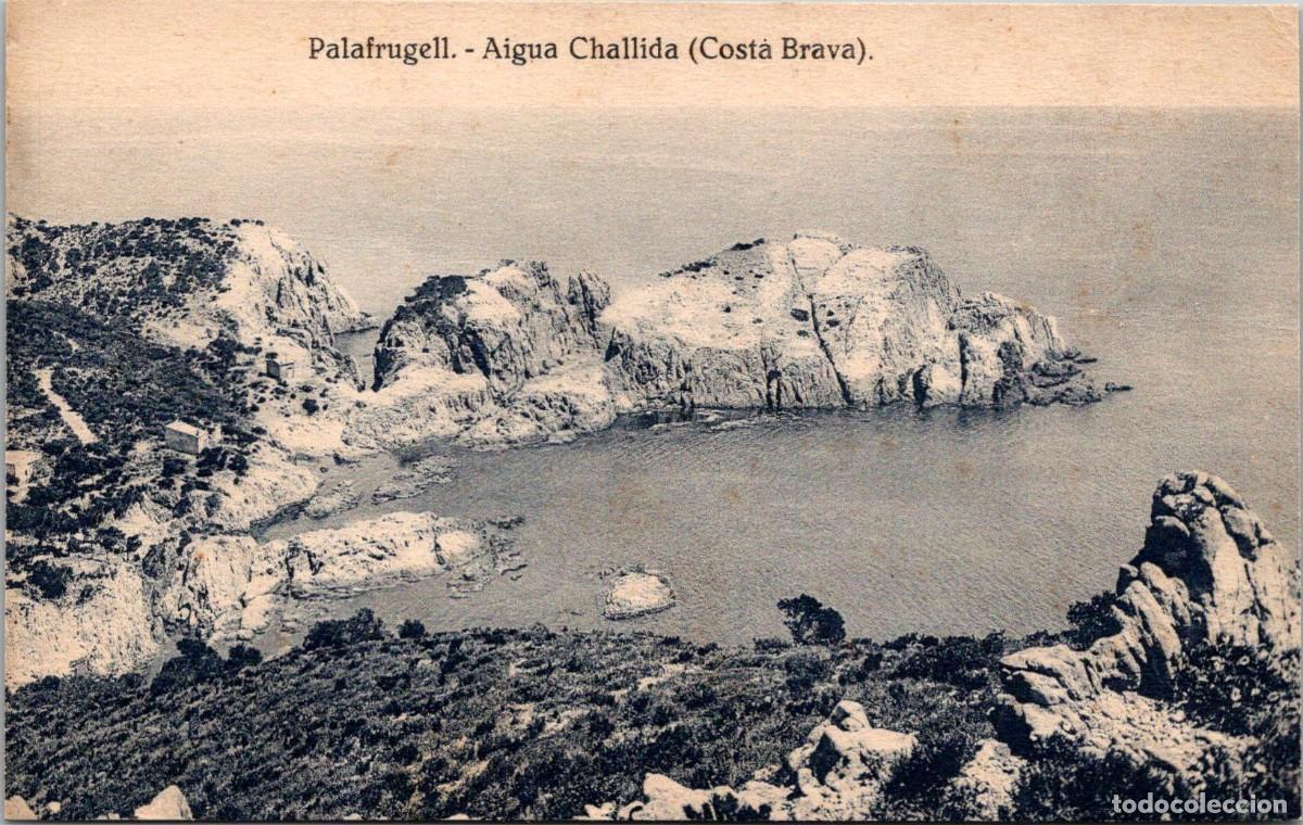 Postales: Palafrugell - Aigua Challida (Costa Brava) - Guilera - 138x87mm