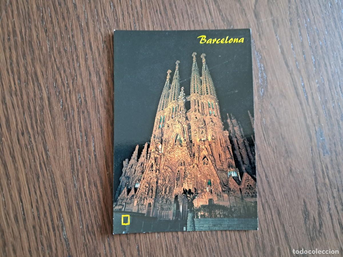 Postais: postal de Espa&ntilde;a, temple expiatori de la Sagrada Familia, Barcelona, escrita, a&ntilde;o 2005.