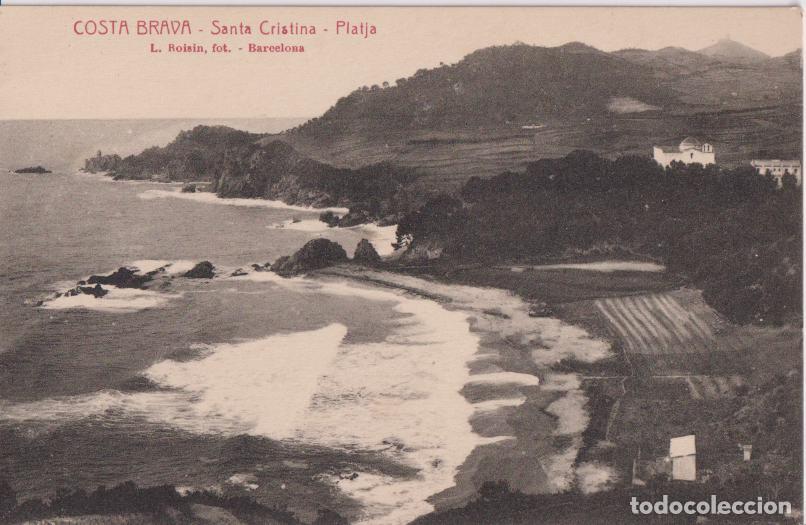 Postales: COSTA BRAVA, SANTA CRISTINA, PLATJA &ndash; L.ROISIN, FOT. - S/C