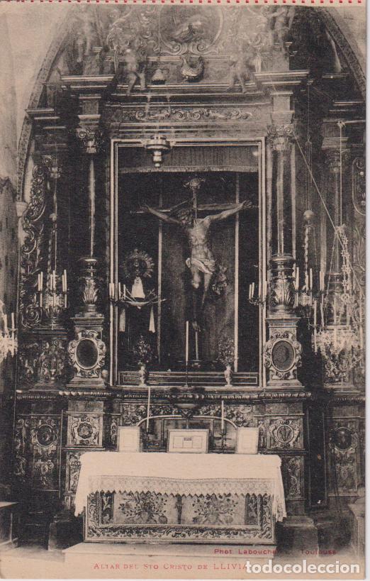 Postales: LLIVIA, ALTAR DEL SANTO CRISTO &ndash; PHOT.LABOUCHE &ndash; S/C