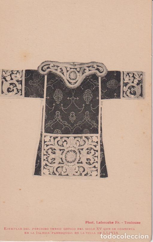 Postales: LLIVIA, TERNO G&Oacute;TICO QUE SE CONSERVA EN LA IGLESIA &ndash; PHOT.LABOUCHE &ndash; S/C