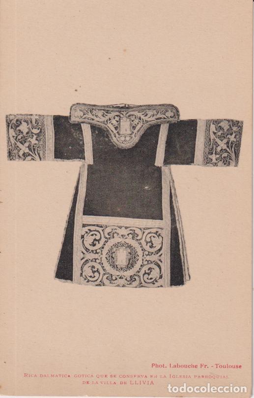 Postales: LLIVIA, DALMATICA GOTICA QUE SE CONSERVA EN LA IGLESIA &ndash; PHOT.LABOUCHE &ndash; S/C