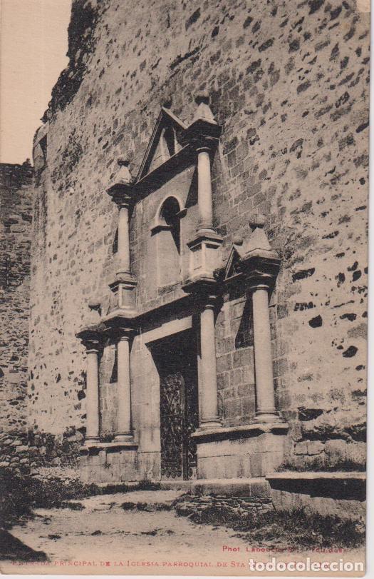 Postales: LLIVIA, ENTRADA PRINCIPAL IGLESIA DE SANTA MARIA &ndash; PHOT.LABOUCHE &ndash; S/C