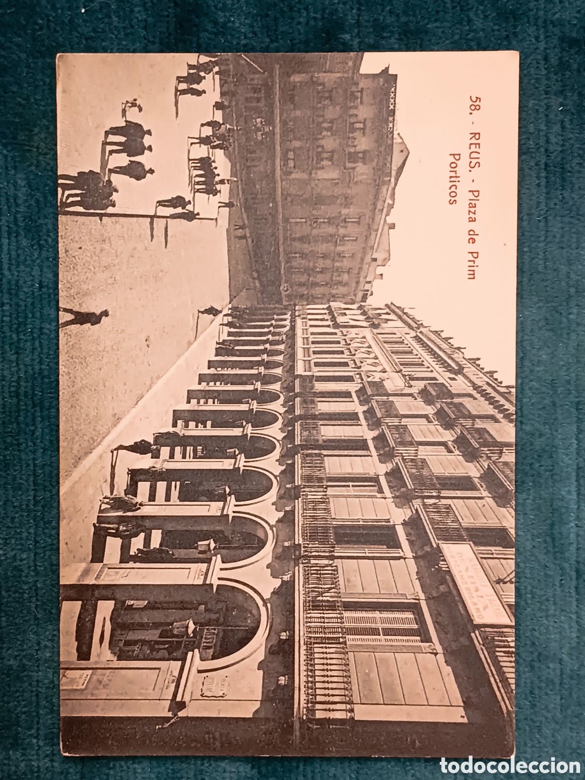 Postales: 58 REUS. Plaza de Prim. Porticos