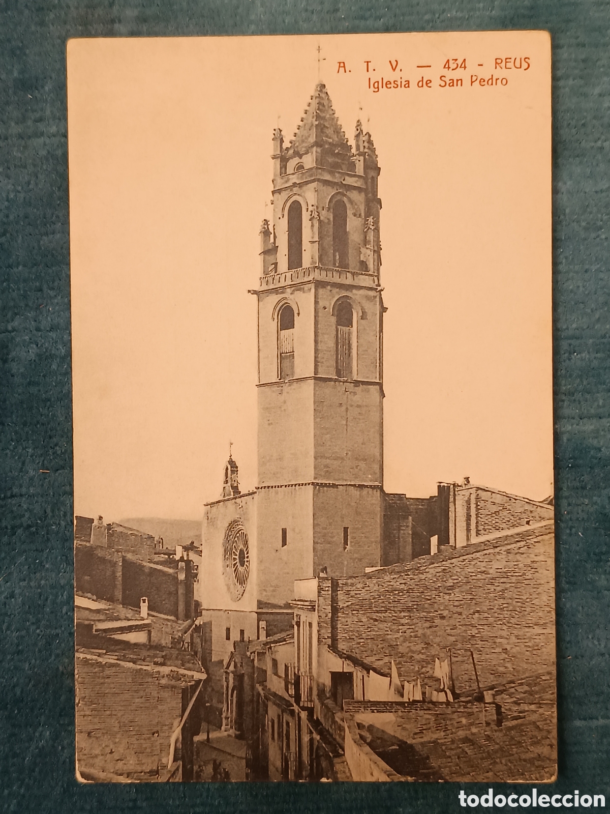 Postales: A.T.V. 434 REUS. Iglesia de San Pedro