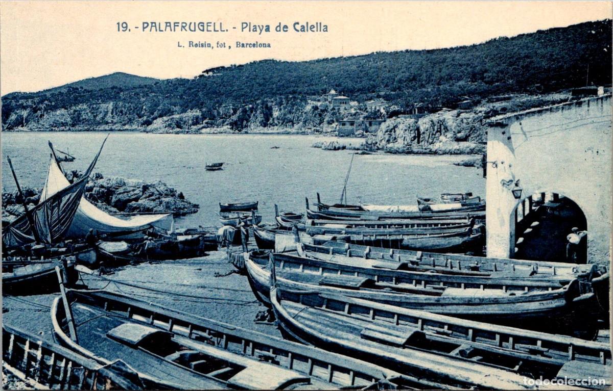 Postales: Palafrugell - Playa de Calella - Roisin 19 - 140x89mm