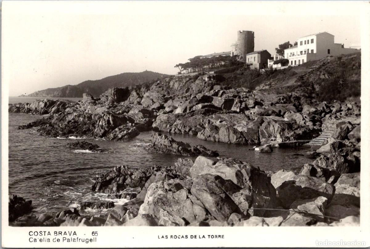 Postales: Calella de Palafrugell - Las Rocas de la Torre - n&ordm; 65 - Sin m&aacute;s datos - 138x92mm