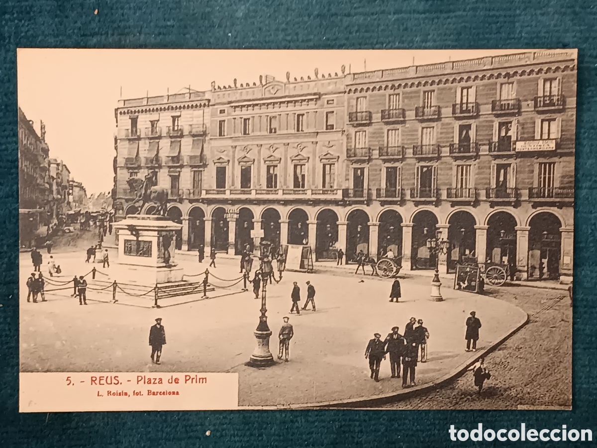 Postales: 5 REUS. Plaza de Prim