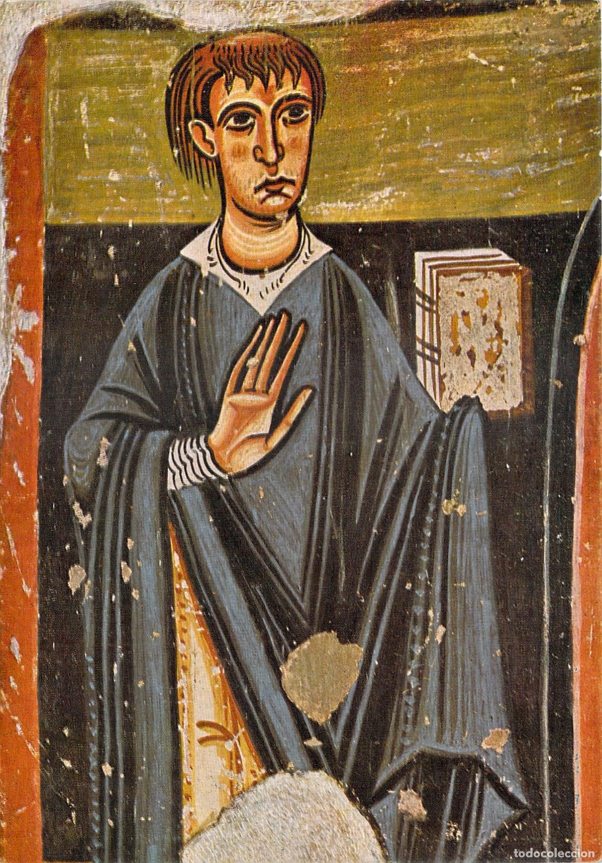 Postales: Postal de Arte Rom&aacute;nico Sacerdote Maestro de Pedret Santa Maria d'Aneu
