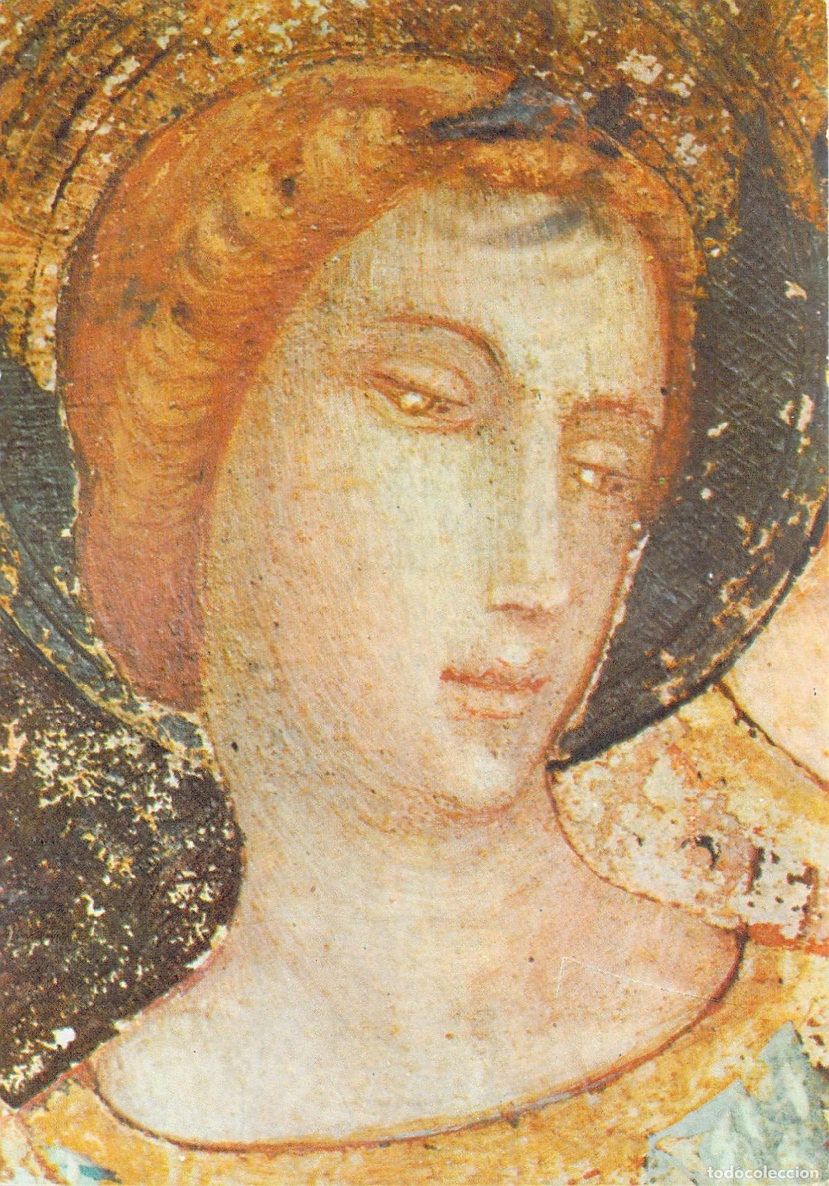 Postales: Postal de &Aacute;ngel por Ferrer Bassa, Monasterio de Pedralbes