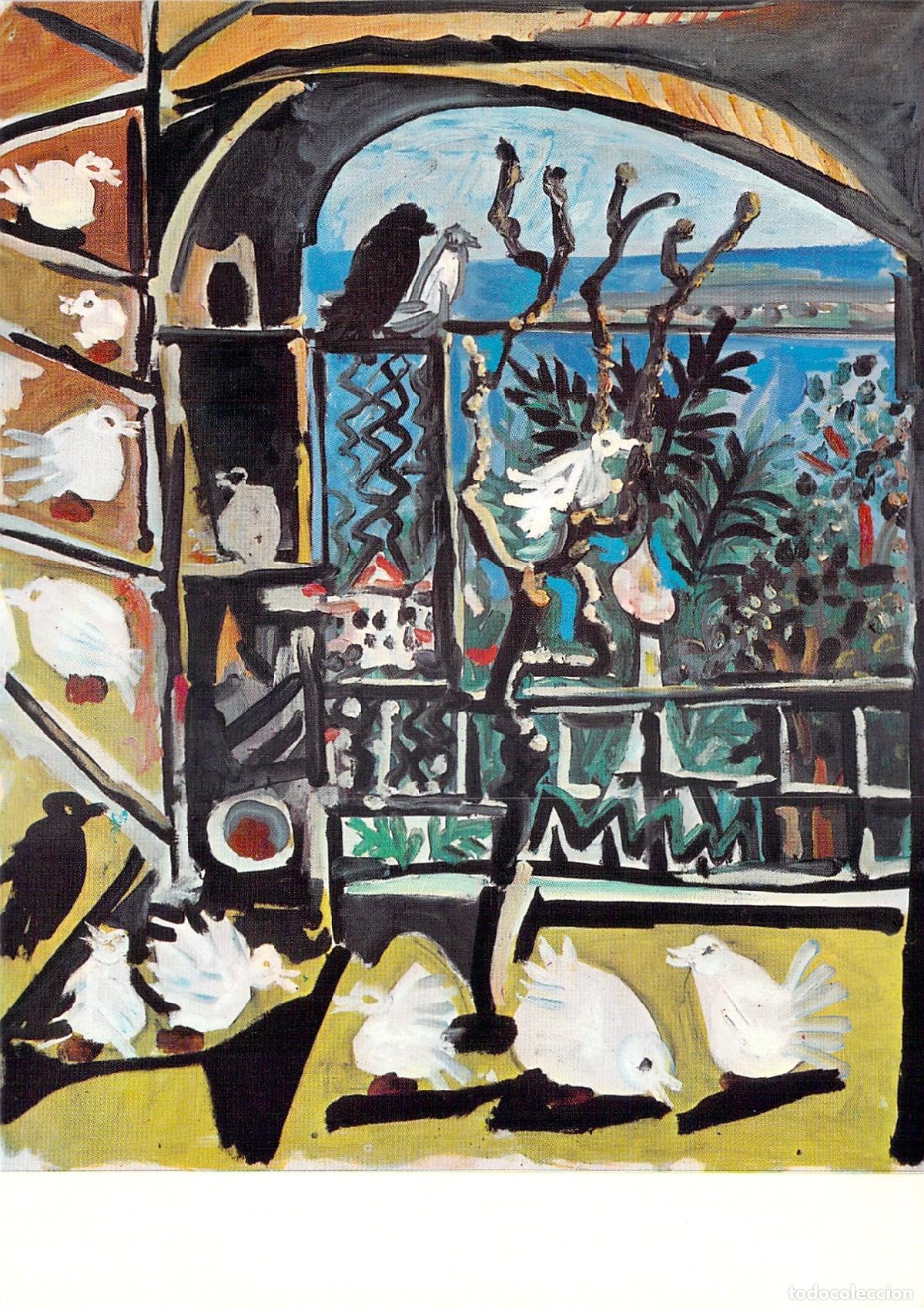 Postales: Postal Museo Picasso Barcelona - Obra Los Pichones