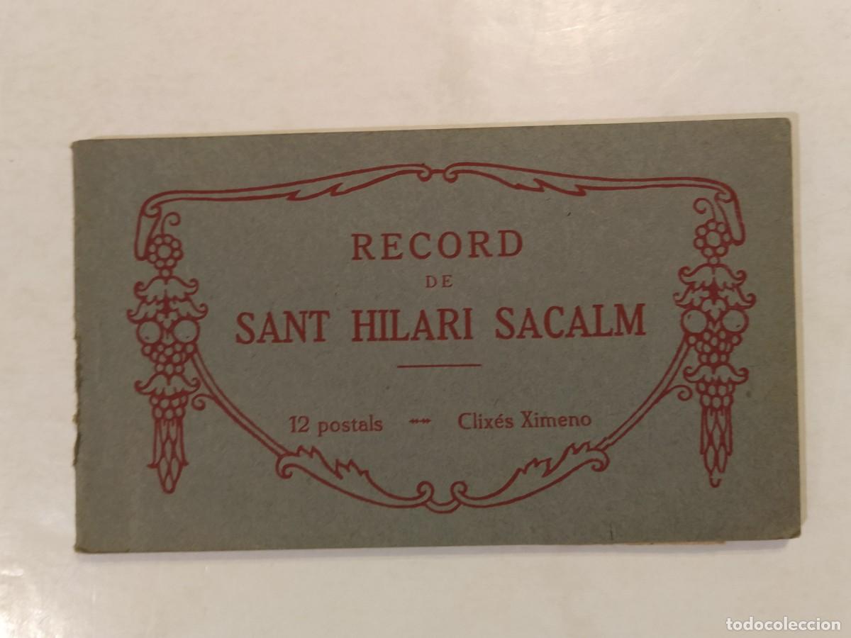 Postales: SANT HILARI SACALM - BLOC DE 12 POSTALES ANTIGUAS - CLIX&Eacute;S XIMENO - THOMAS - (116.207)