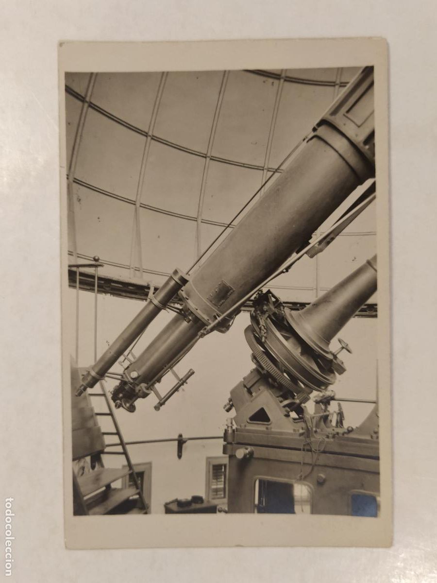 Postales: BARCELONA - OBERVATORIO FABRA ?? - TELESCOPIO REFRACTOR - FOTOGRAFICA - POSTAL ANTIGUA -(116.215)