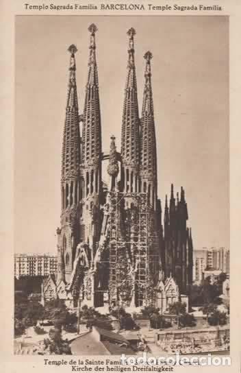Postales: BARCELONA SIN ESCRIBIR SAGRADA FAMILIA