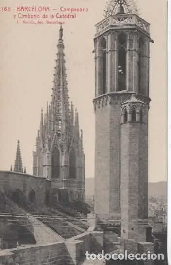 Postales: BARCELONA SIN ESCRIBIR CATEDRAL CAMPANARIO