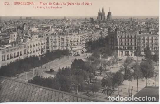 Postales: BARCELONA SIN ESCRIBIR PLAZA DE CATALU&Ntilde;A