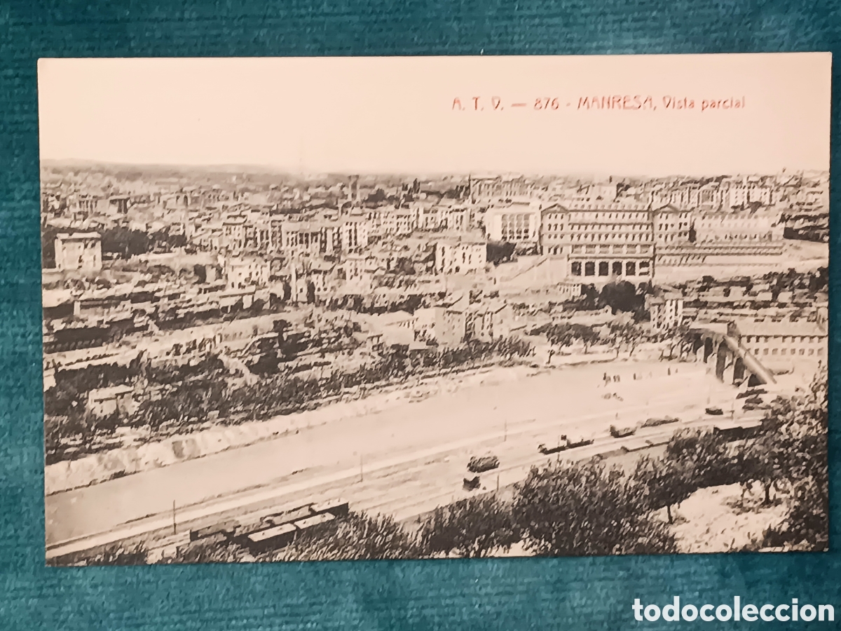Postales: A.T.V. 876 MANRESA. Vista parcial