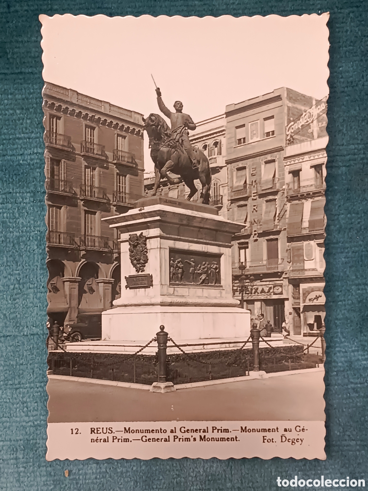 Postales: 12 REUS. Monumento al General Prim