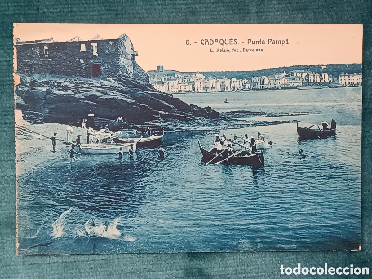 Postales: 6 CADAQU&Eacute;S. Punta Pamp&aacute;