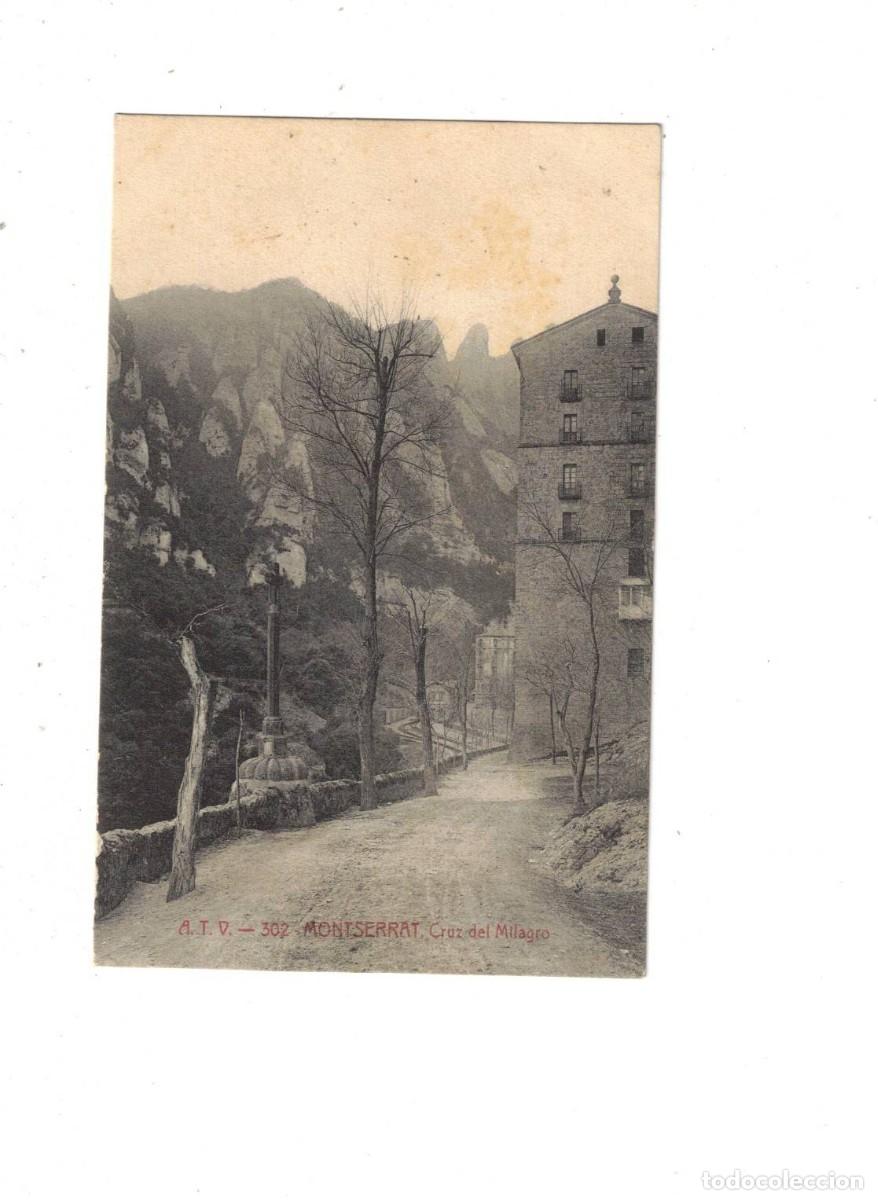 Postales: MONTSERRAT. ATV 302. CRUZ DEL MILAGRO
