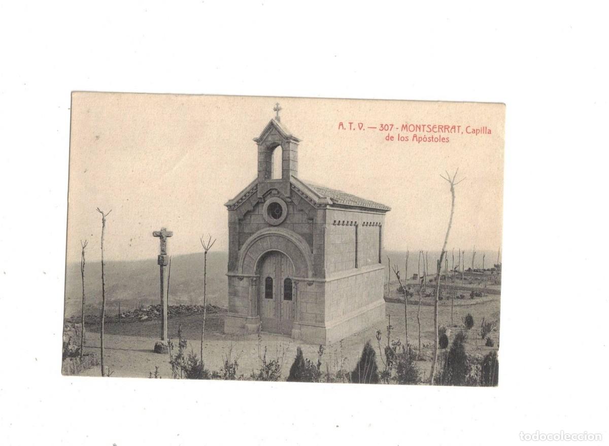 Postales: MONTSERRAT. ATV 307. CAPILLA AP&Oacute;STOLES