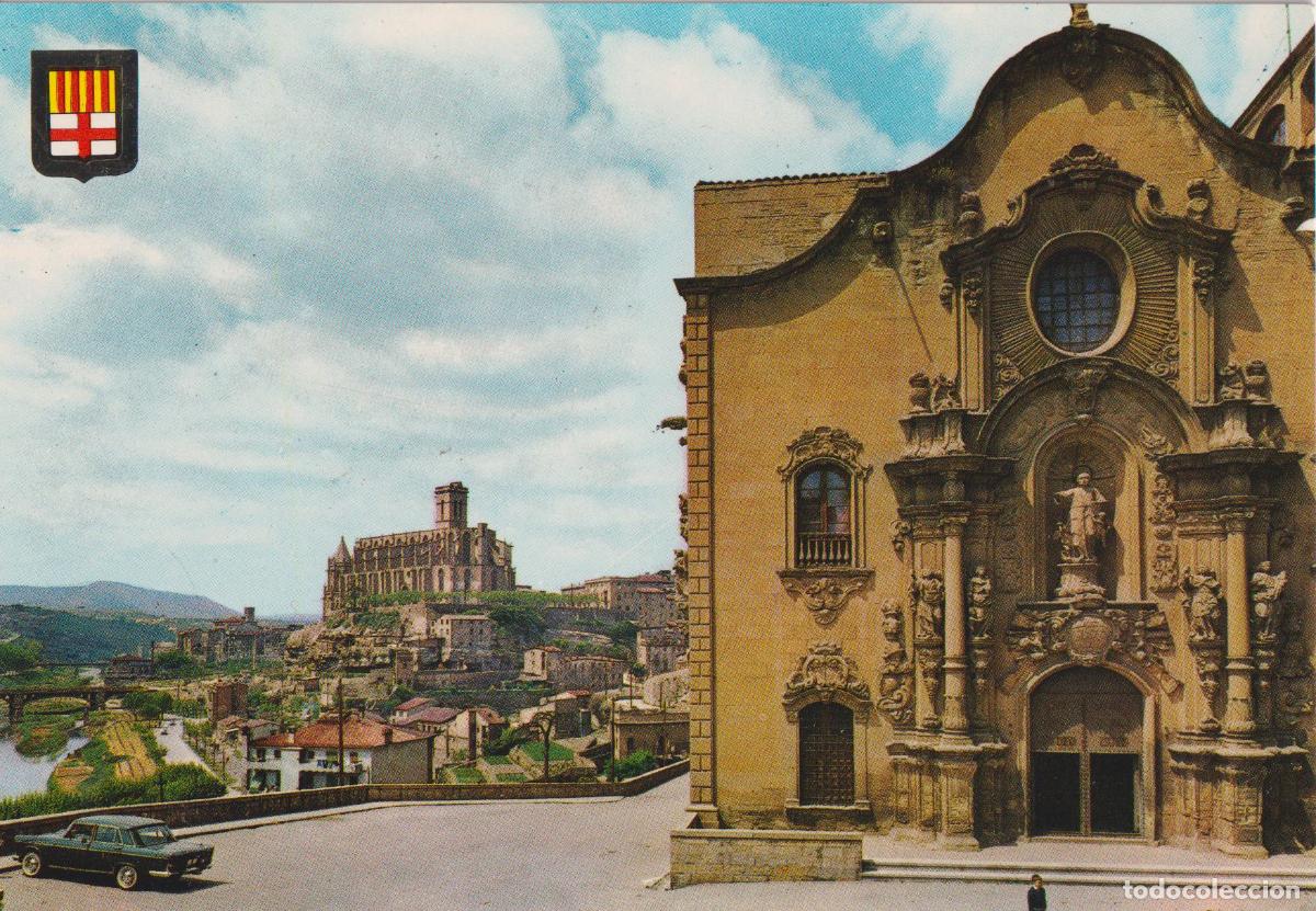 Postales: MANRESA (BARCELONA) SANTA COVA, FA&Ccedil;ANA DE L'ESGLESIA (S.XVIII) - ESCUDO DE ORO N&ordm;1388 - S/C