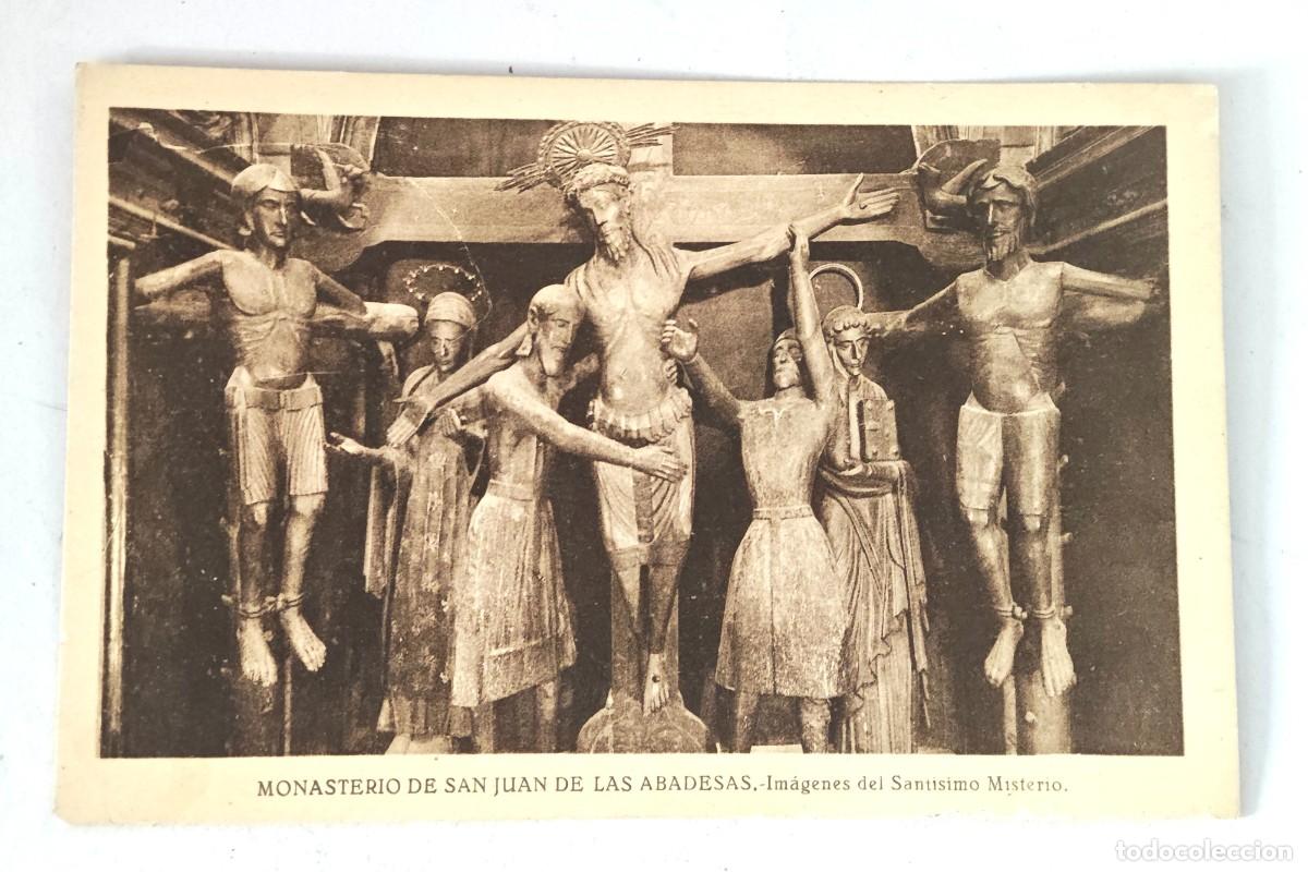Postales: Postal antigua Monasterio de San Juan de las Abadesas &ndash; Sant&iacute;simo Misterio &ndash; Posible variante editor