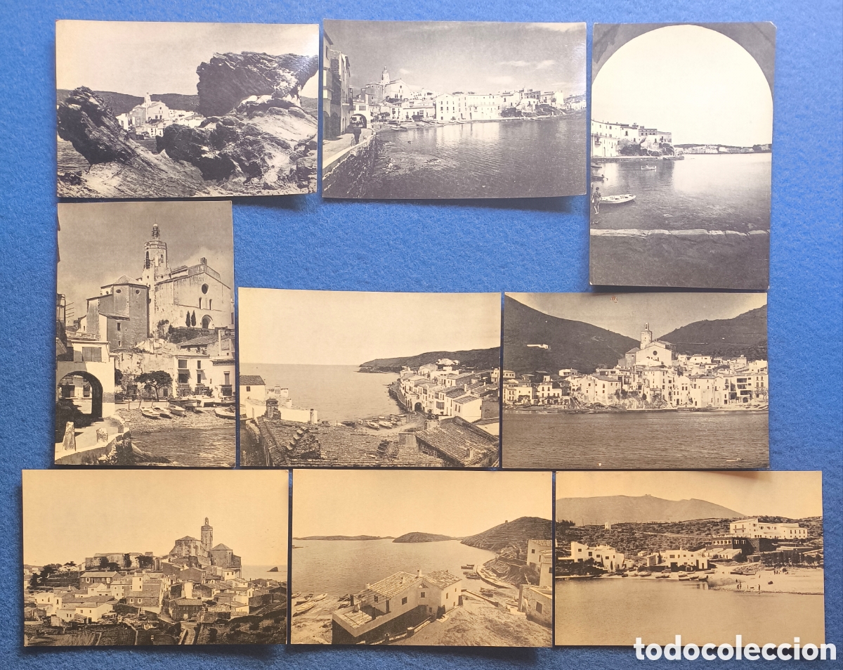 Postales: CADAQU&Eacute;S POSTAL FOTOGR&Aacute;FICA LOTE 9 FOTOGRAF&Iacute;A A. BASTE GIRONA 1962