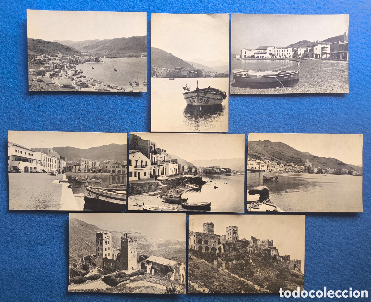 Postales: PORT DE LA SELVA POSTAL FOTOGR&Aacute;FICA LOTE 8 FOTOGRAF&Iacute;A A. BASTE GIRONA 1962