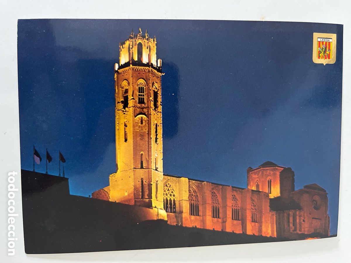 Postales: POSTAL. Lleida. Seu Vella. Campanar.