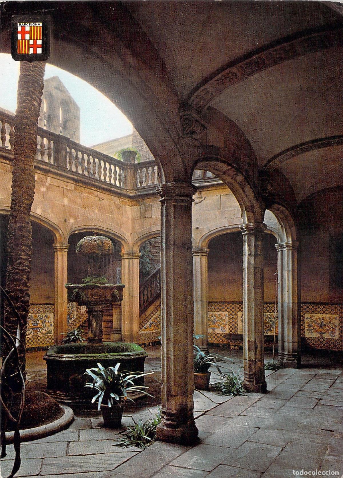 Postales: Postal de Barcelona - Patio de la Casa del Arcediano