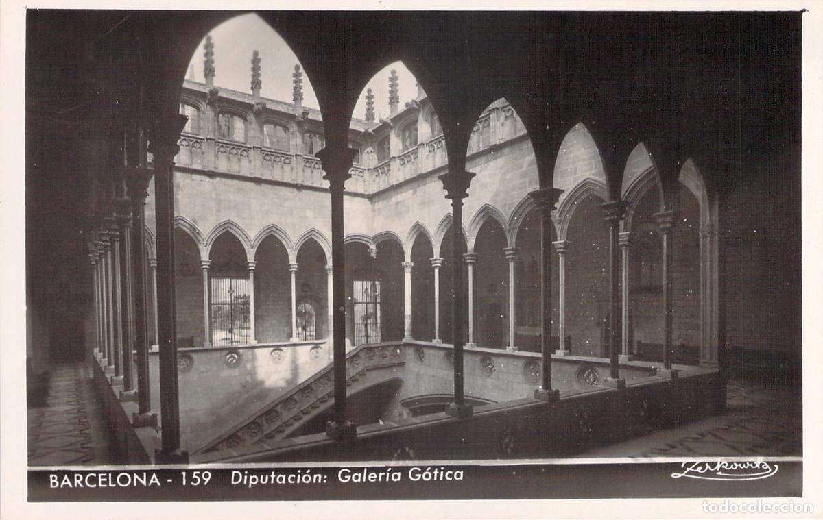 Postales: Postal de Barcelona - Galer&iacute;a G&oacute;tica de la Diputaci&oacute;n, Zerkowitz