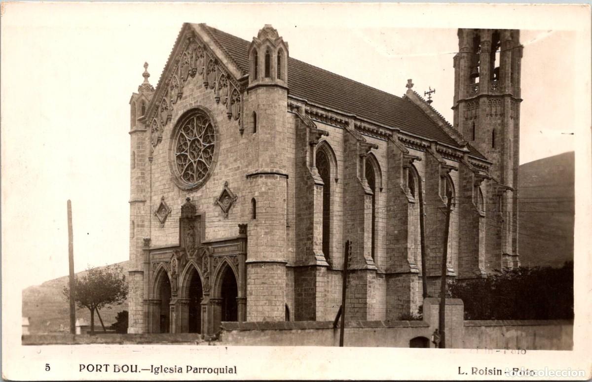 Postales: Port Bou - Iglesia Parroquial - Roisin 5 - 140x90mm