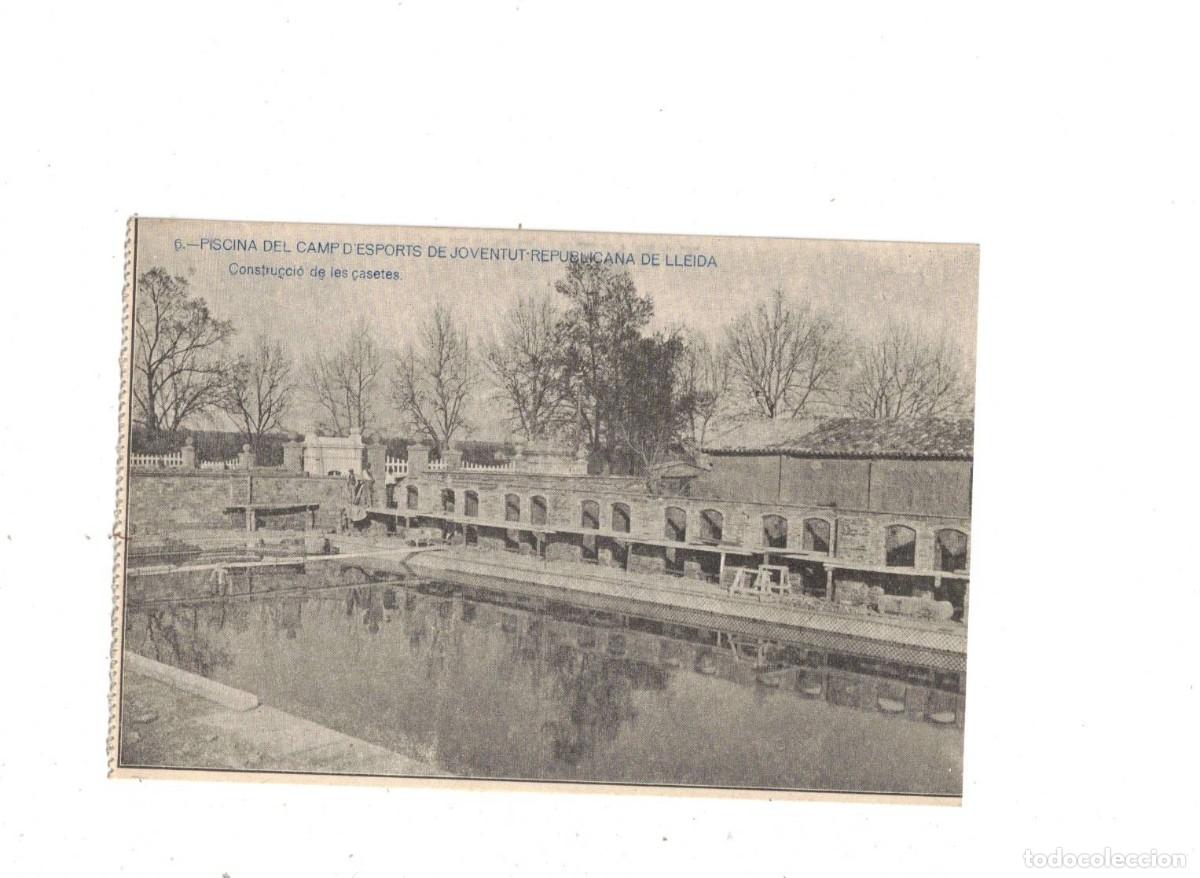 Postales: LLEIDA. PISCINA CAMP D' ESPORTS DE JUVENTUT REPUBLICANA
