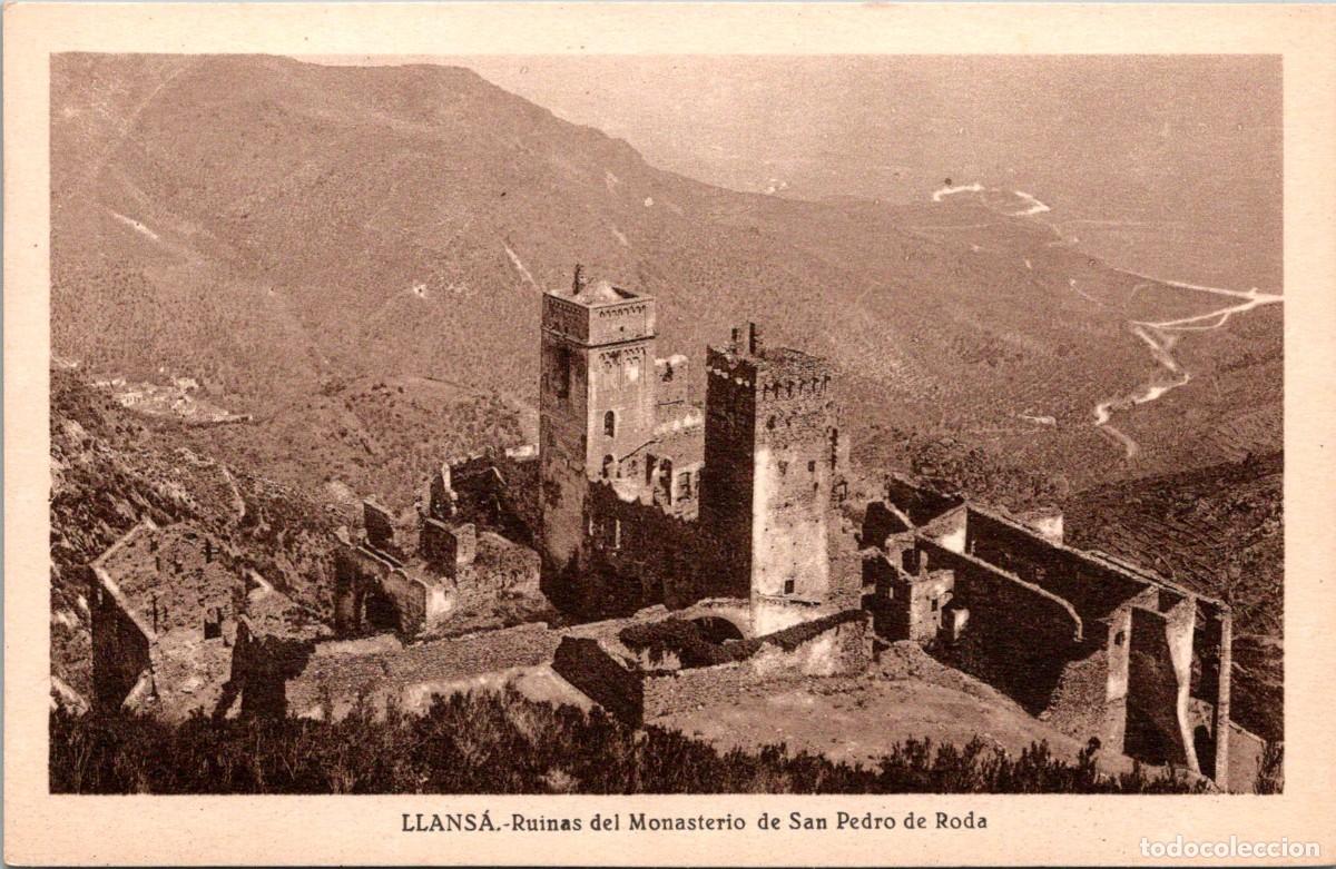 Postales: LLans&aacute; - Ruinas del Monasterio de San Pedro de Roda - Roisin/Almirall - 141x91mm