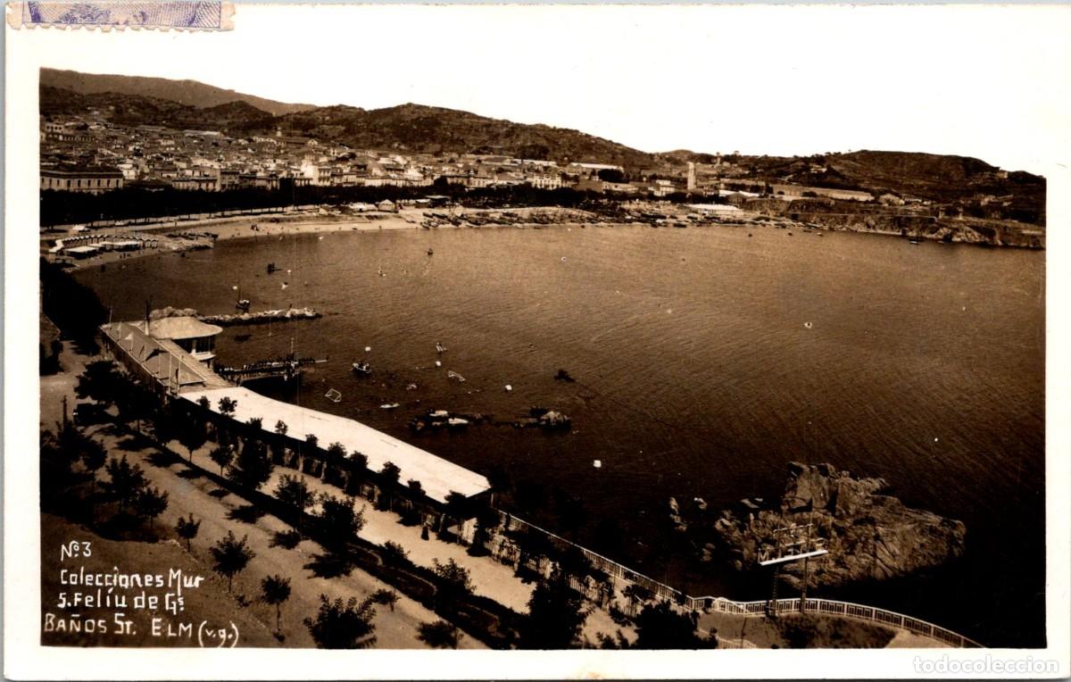 Postales: Sant Feliu de Guixols - Ba&ntilde;os St. Elm - Colecciones Mur 3 - 140x88mm